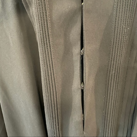 Like NEW Anthropologie Pintuck Tie Waist Dress - Picture 4 of 8